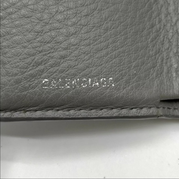 BALENCIAGA Wallet  Gray Leather - Picture 9 of 9